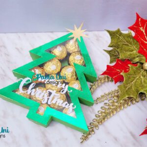 Caja Árbol Navideño SVG-Studio-PDF