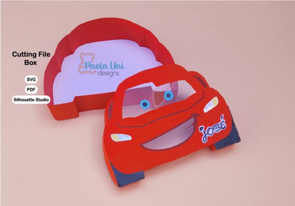 Caja Rayo Mcqueen