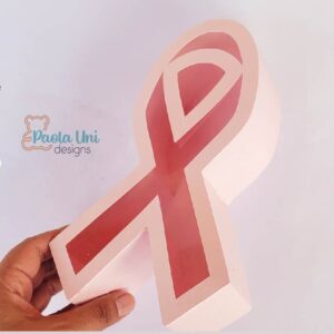 Digital Caja en forma de lazo contra el cancer de mama