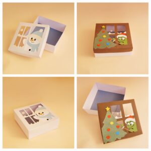 Caja muñeco de nieve y grinch