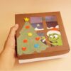 Caja muñeco de nieve y grinch