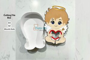 Digital caja en forma de cupido San Valentin