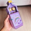 Archivo digital para cortar caja en forma de fabuloso para el dia de la madre con soporte de chocolates ferrero, fabulosa