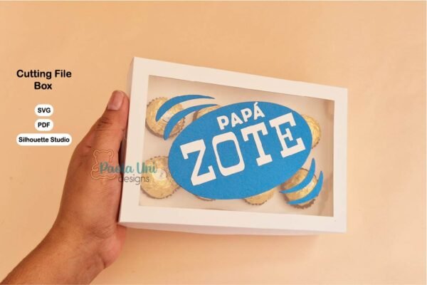 Archivo digital para recortar y armar caja para el dia del padre - Imagen 4