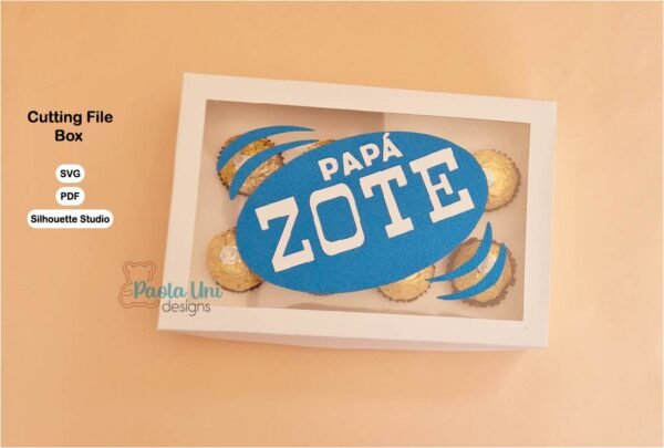 Archivo digital para recortar y armar caja para el dia del padre - Imagen 5
