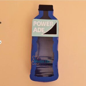 Archivo digital para recortar y armar caja en forma de bebida