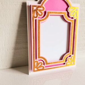 Archivo digital para recortar y armar Porta retrato