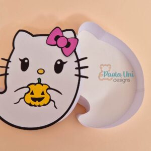Archivo para recortar y armar caja en forma de fantasma