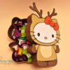 Archivo para recortar y armar caja en forma de kitty reno