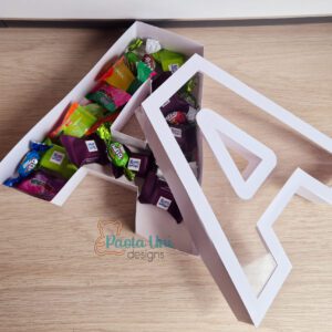 Archivo para recortar y armar caja en forma de letra A