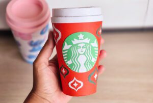 Archivo para recortar y armar caja en forma de vaso