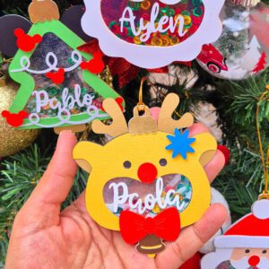 Archivo para recortar y armar decoraciones navideñas