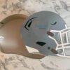 Archivo para recortar y armar caja en forma de casco de futbol Americano