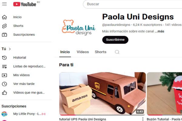 Archivo para cortar y armar caja en forma de camion UPS