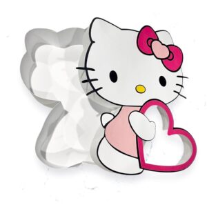 Archivo para cortar y armar caja en forma de kitty san valentin