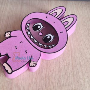 precio en dólares, Archivo para recortar y armar caja en forma de Labubu nivel experto