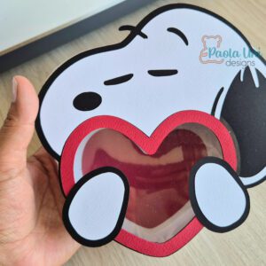 precios en dolares. Archivo para cortar y armar caja en forma de snoopy