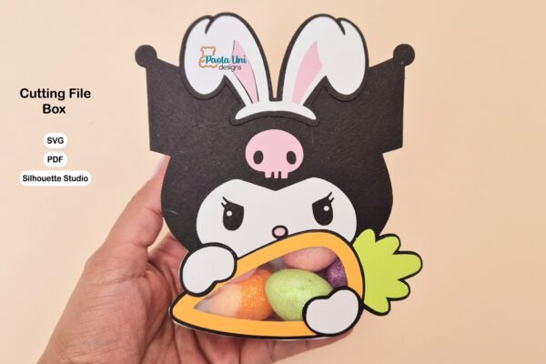 Archivo para recortar y armar caja para pascua - Imagen 2
