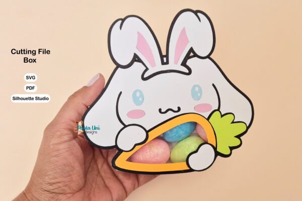 Archivo para recortar y armar caja para pascua - Imagen 2