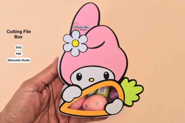 Archivo para recortar y armar caja para pascua - Imagen 2
