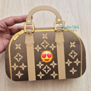 Archivo ó molde digital para recortar y armar caja en forma de cartera svg- studio-pdf