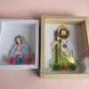 Archivo para recortar y armar shadow box incluye virgen de Guadalupe y san Judas PDF, Studio, SVG
