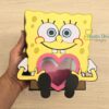 Archivo para recortar y armar caja en forma de bob esponja