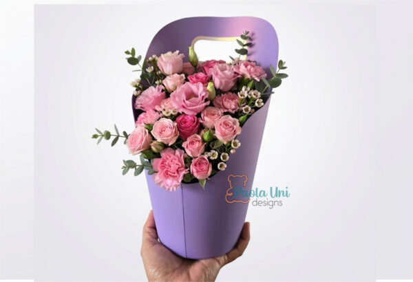 Archivo para recortar y armar caja para regalo personalizado, pdf, svg, studio, editable, no revender, no regalar plantilla