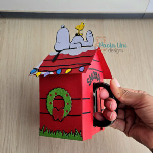 Archivo para recortar y armar caja taza 11 oz